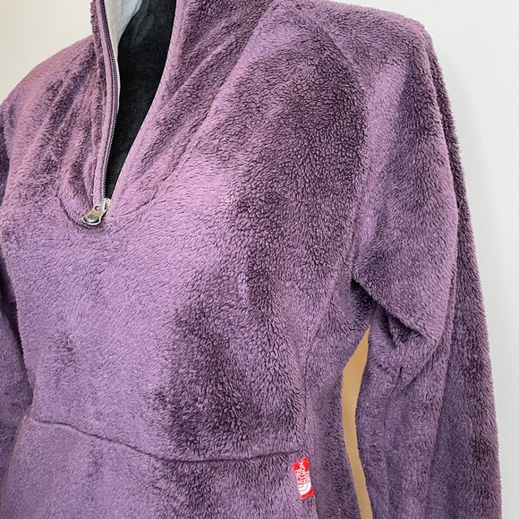 The North Face Purple Fuzzy Pullover Jacket - Picture 4 of 11